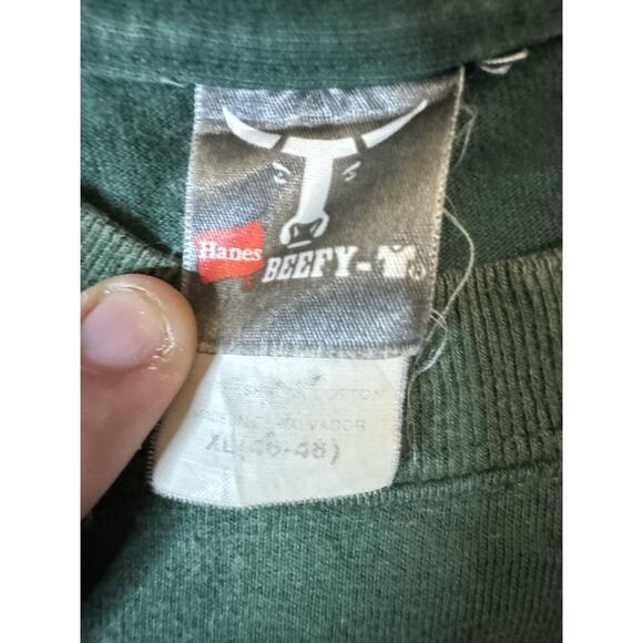 WITCHCRAFT Aviation Aircraft B-24 LIBERATOR Stow Vintage Size XL Green Shirt - Picture 3 of 8